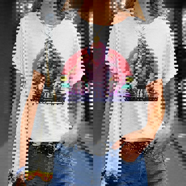 Bassquatch 音楽愛好家のためのサスカッチdjデザイン 長袖tシャツ Tシャツ 彼女への贈り物