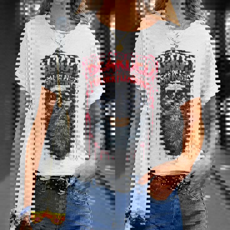 メンズ Bearded For Her Pleasure Beard Lover メンズ Tシャツ 彼女への贈り物