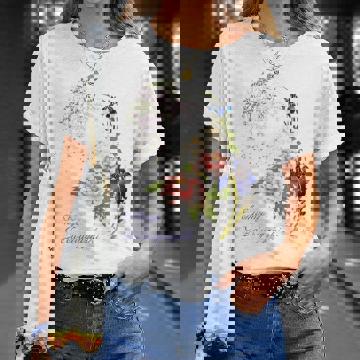 Beauty Flower（4） 長袖tシャツ Tシャツ 彼女への贈り物