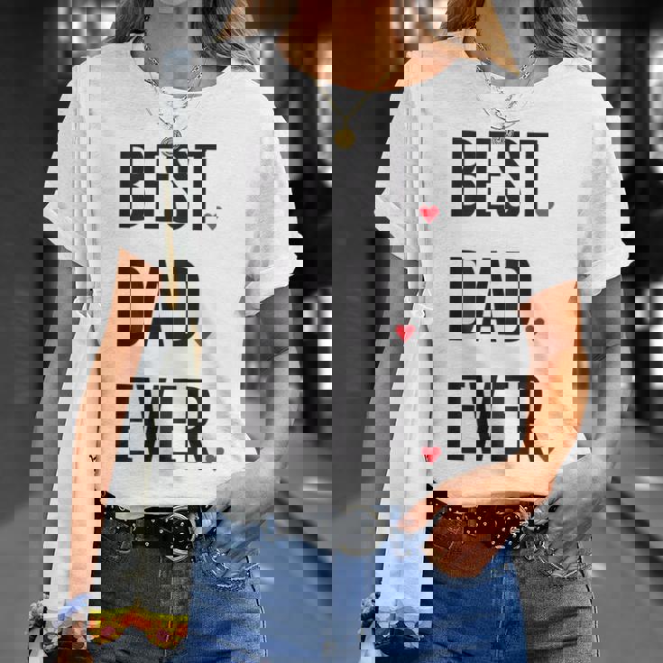 Best Dad Ever シャツ Daddy 父の日 Tシャツ 彼女への贈り物