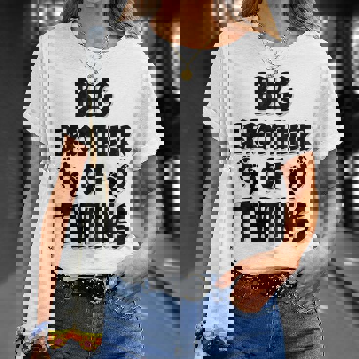Big Brother Of Twins New Big Brotheriblingギフト Tシャツ 彼女への贈り物