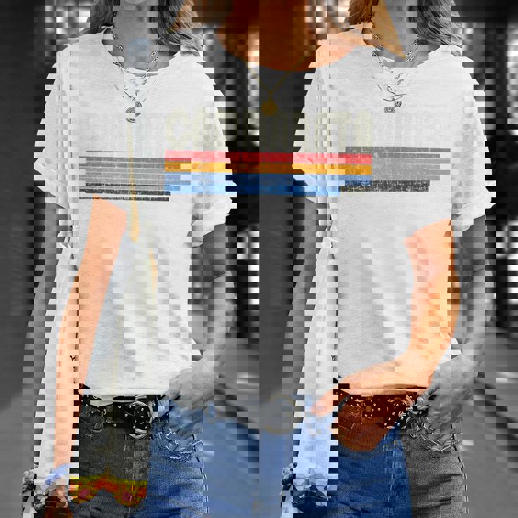 Cammarata、イタリア レトロ 70年代80年代スタイル Tシャツ 彼女への贈り物
