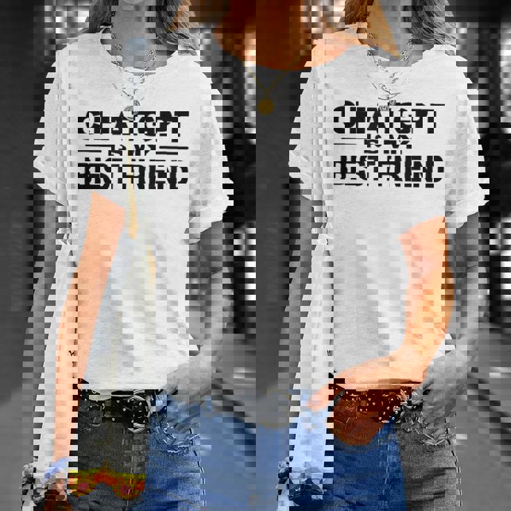 Chatgptは私の親友です Tシャツ 彼女への贈り物