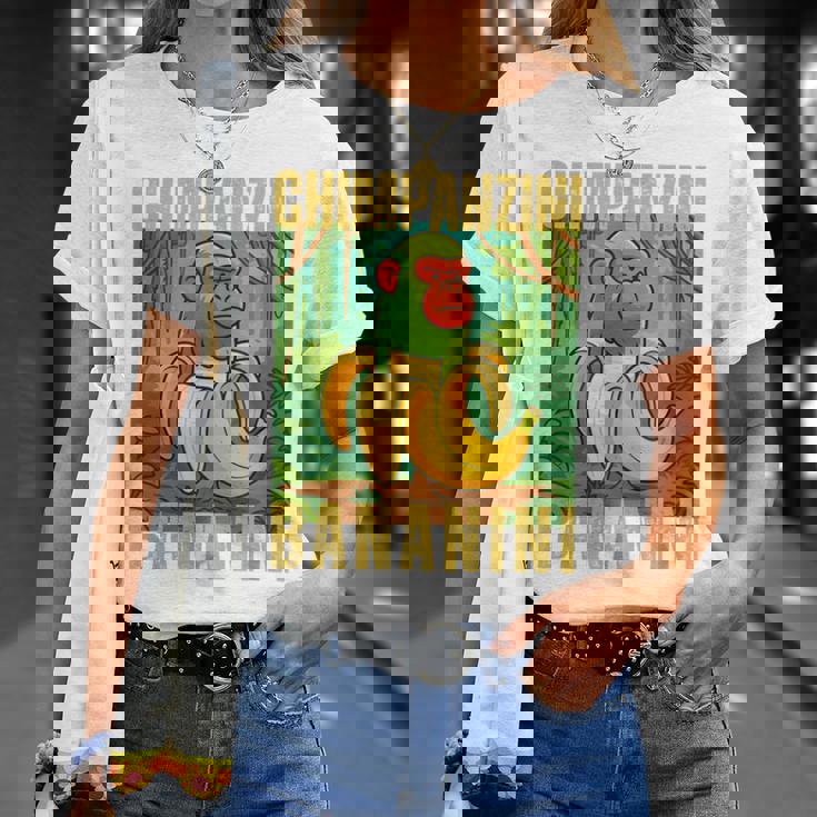 Chimpanzini Bananini Italian Brainrot Tシャツ 彼女への贈り物