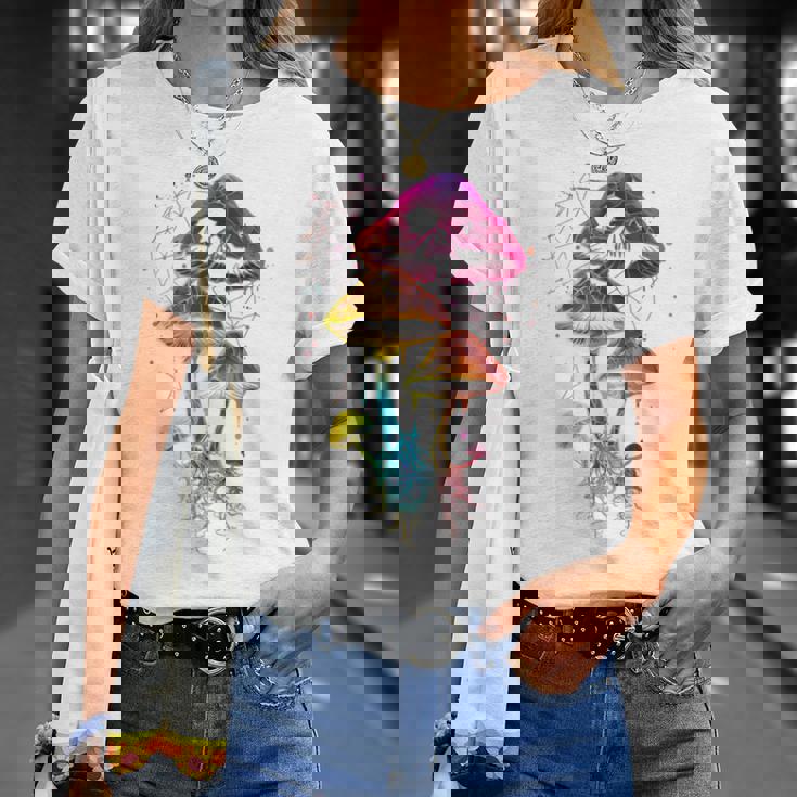 Colorful Minimalic Drippingkull 長袖tシャツ Tシャツ 彼女への贈り物