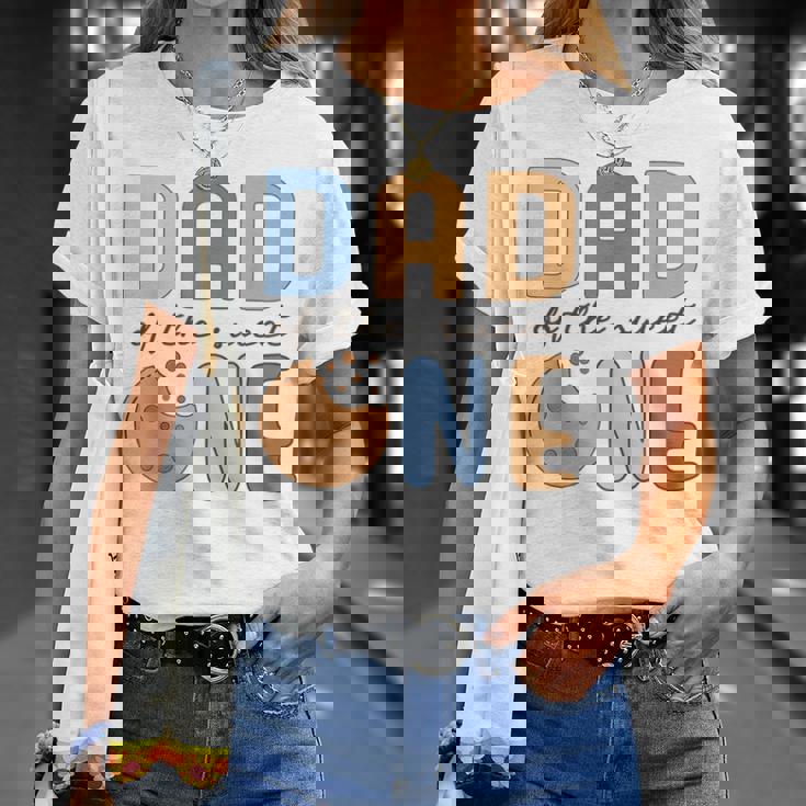 Dad Of Theweet One クッキーとミルク 1歳の誕生日パーティー Tシャツ 彼女への贈り物