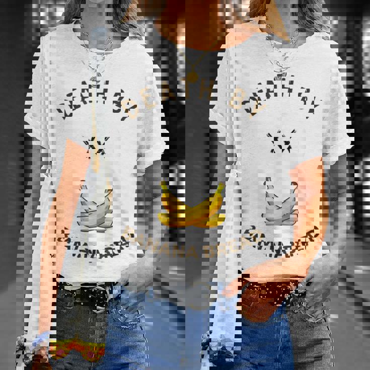 Death By Banana Bread Tシャツ 彼女への贈り物
