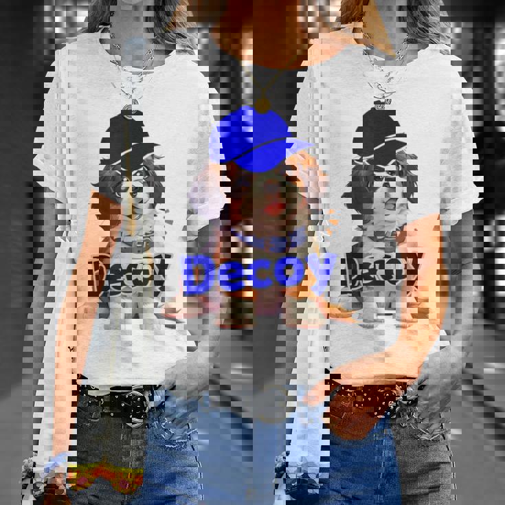 Decoy 愛犬 子犬 デコピン Decoy Kooikerhondje Puppy Tシャツ 彼女への贈り物