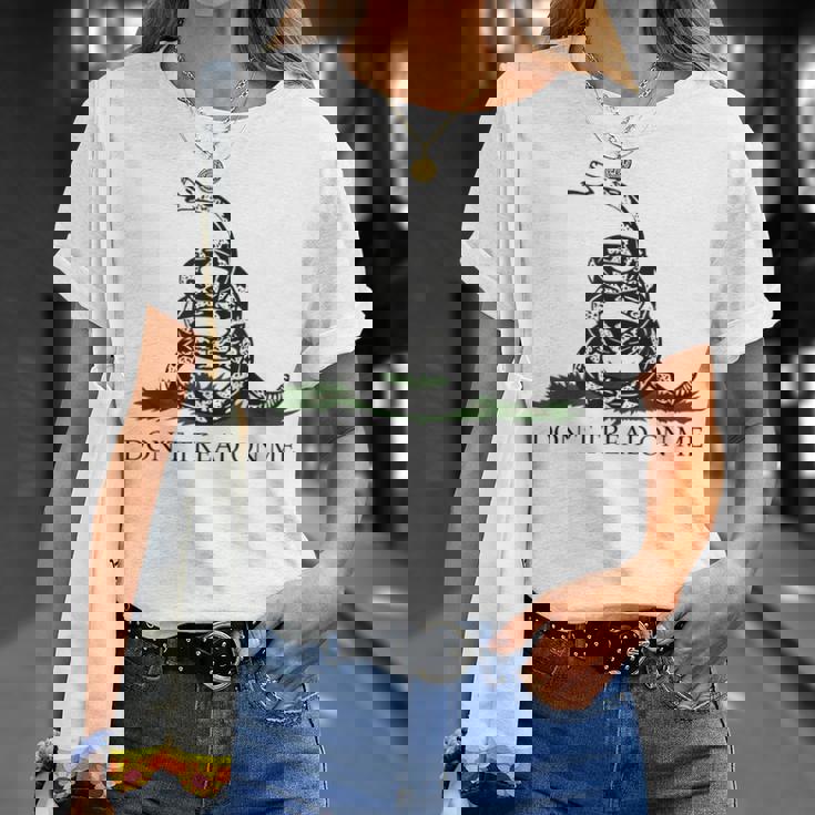 Don't' Tread On Me シャツ メンズ ガズデンフラッグ ブラック スネーク Tシャツ 彼女への贈り物