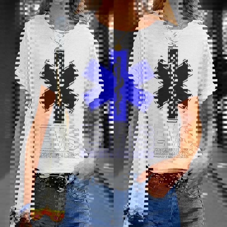 Emstar Of Life 救急医療サービス Emt Paramedic Tシャツ 彼女への贈り物