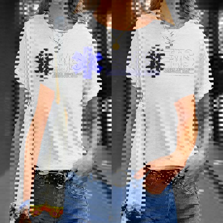 Emstar Of Life 救急医療サービス パラメディック Emt Tシャツ 彼女への贈り物