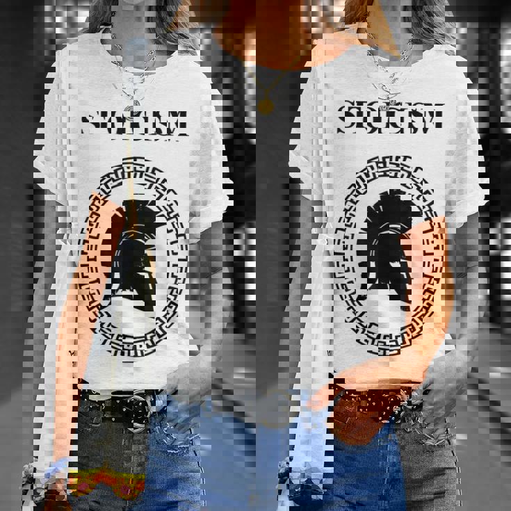 Estoicismo Filosofíairtudes Guerreras Antiguas Camiseta unisex Regalos para ella