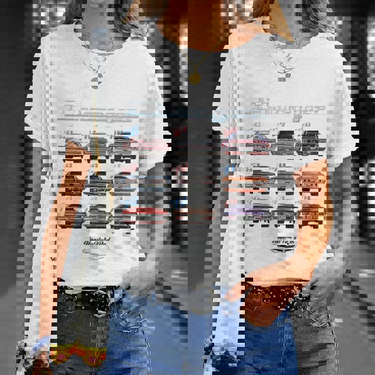 Evolution Charger スーパービー ホットロッド マッスルカー マグナム ウェッジ Tシャツ 彼女への贈り物