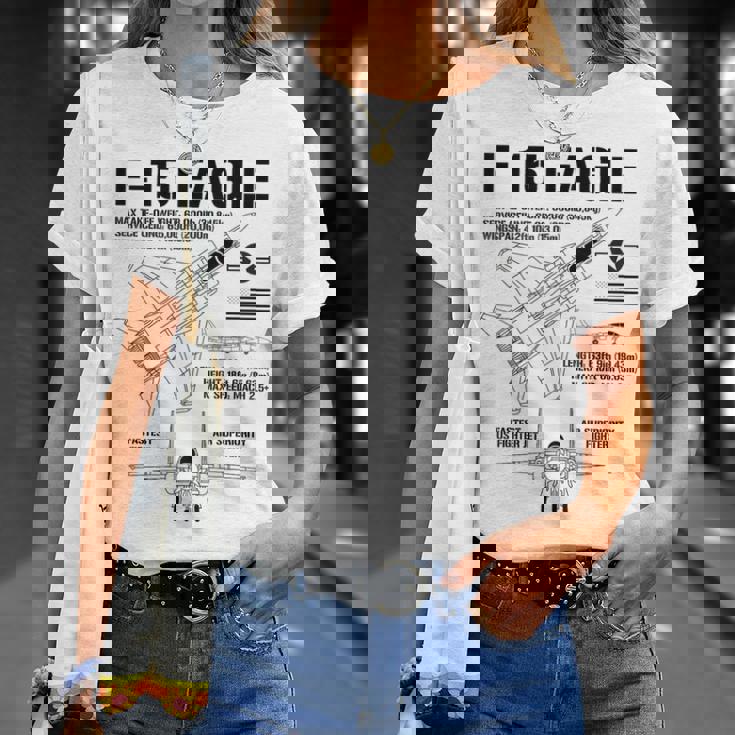 F-15 イーグル戦闘機 ジェット仕様 軍用飛行機 F15 イーグル Tシャツ 彼女への贈り物