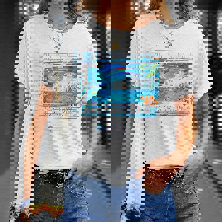 Frutiger エアロファッション バックプリント Frutigeribes Tシャツ 彼女への贈り物