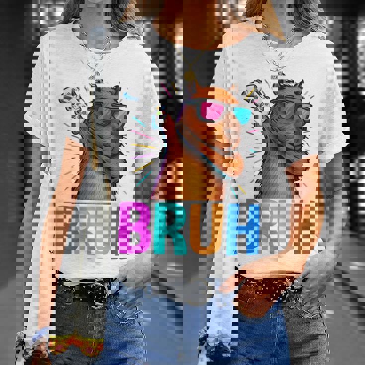 Capybara Gamer Meme Cool Gaming Humor Animal Lover 長袖tシャツ Tシャツ 彼女への贈り物