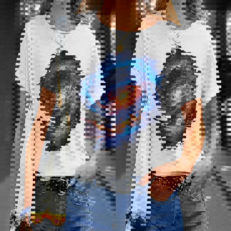 Galaxy Backprint Tシャツ 彼女への贈り物