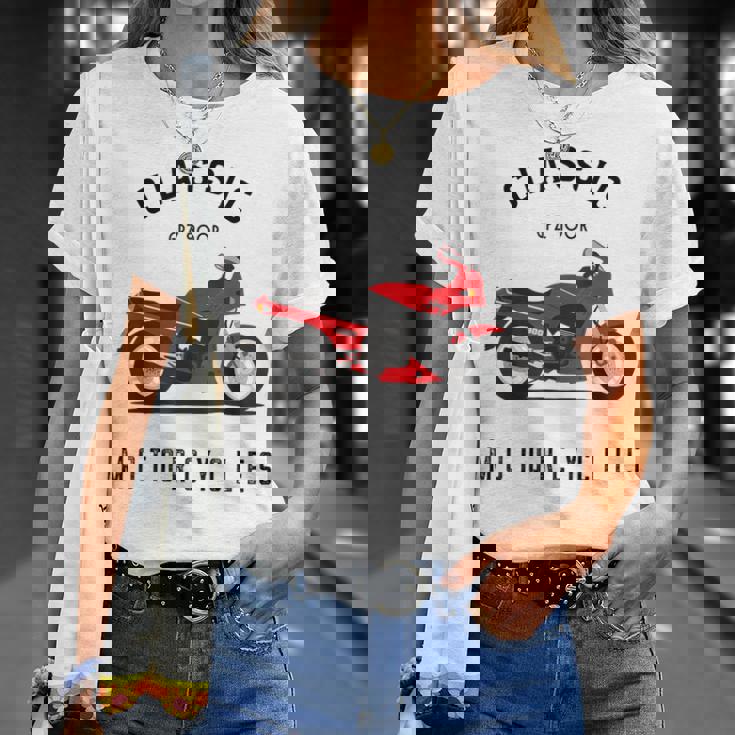 Gpz 900 R オートバイバイカー Tシャツ 彼女への贈り物