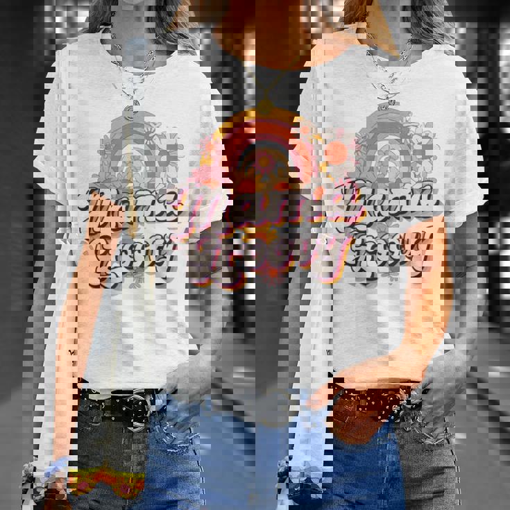 Groovy Best Mom Ever Best 母の日 長袖tシャツ Tシャツ 彼女への贈り物