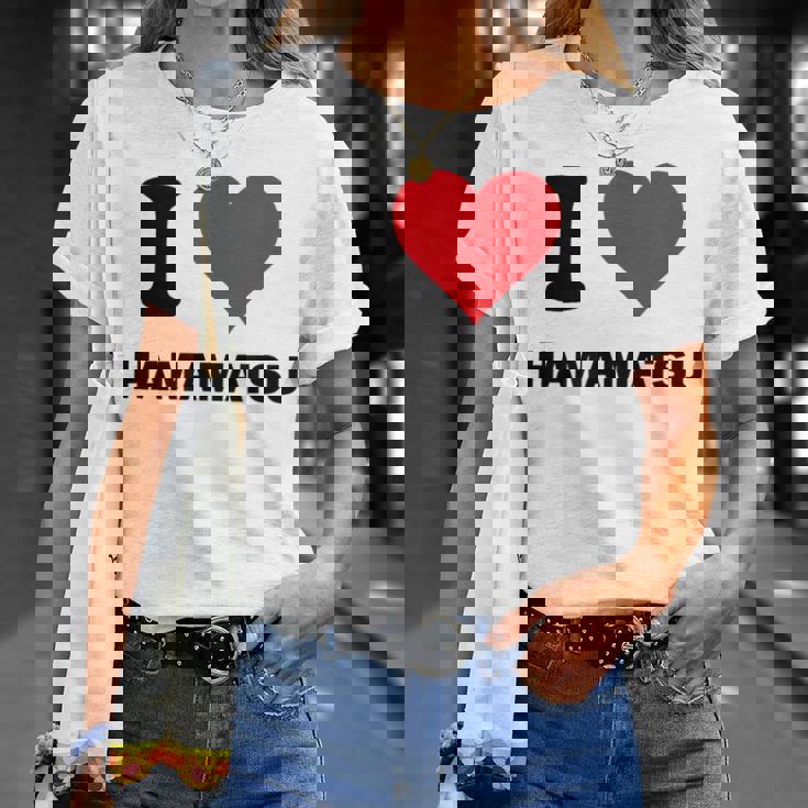 I Heart 浜松 Japan Love 日本土産 Tシャツ 彼女への贈り物