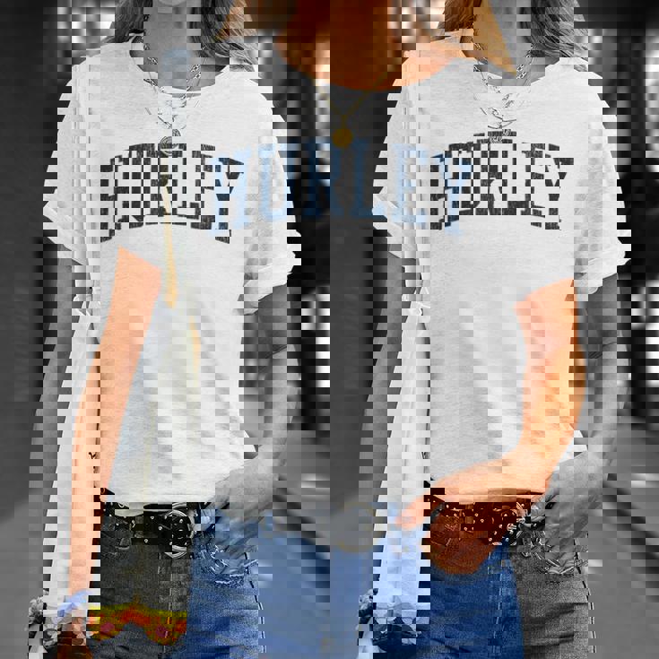 Hurley Ms ビンテージ アスレチック スポーツ Jsn2 ネイビープリント Tシャツ 彼女への贈り物