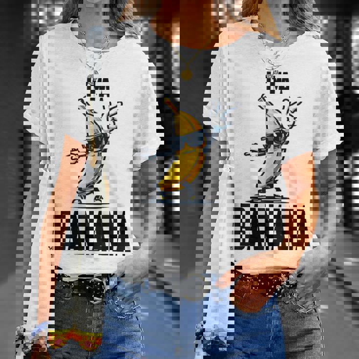 I'm A Banana シャツ かわいい 面白い バナナ コスチューム メンズ レディース キッズ Tシャツ 彼女への贈り物