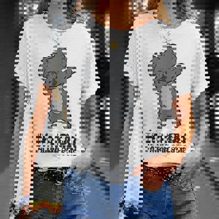 I'm A Koala In A Human コスチューム ファニー コアラ Tシャツ 彼女への贈り物