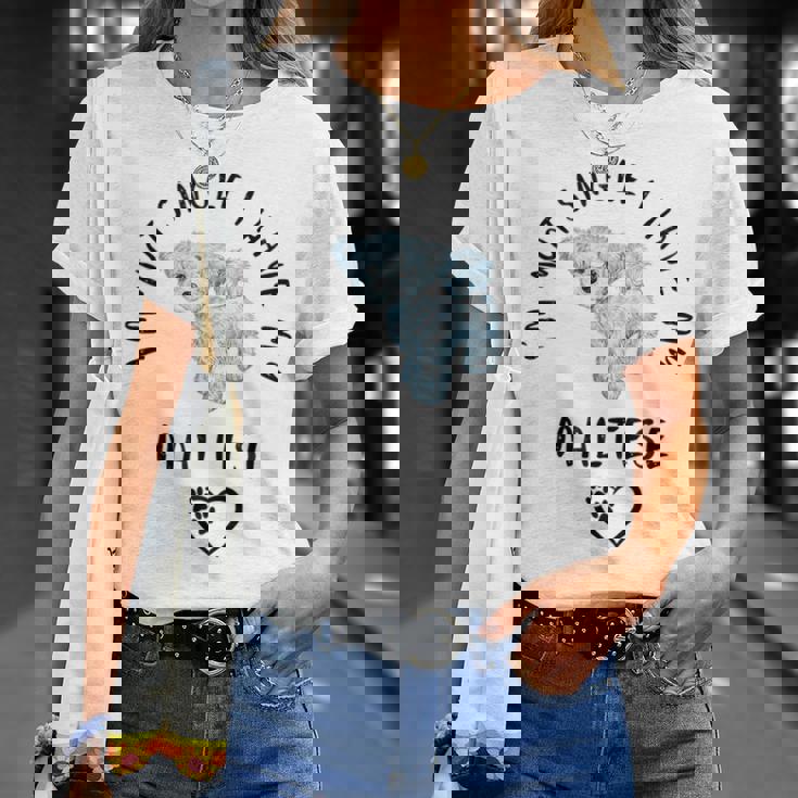 I'm Notingle I Have My Maltesealentines マルチーズ犬 Tシャツ 彼女への贈り物