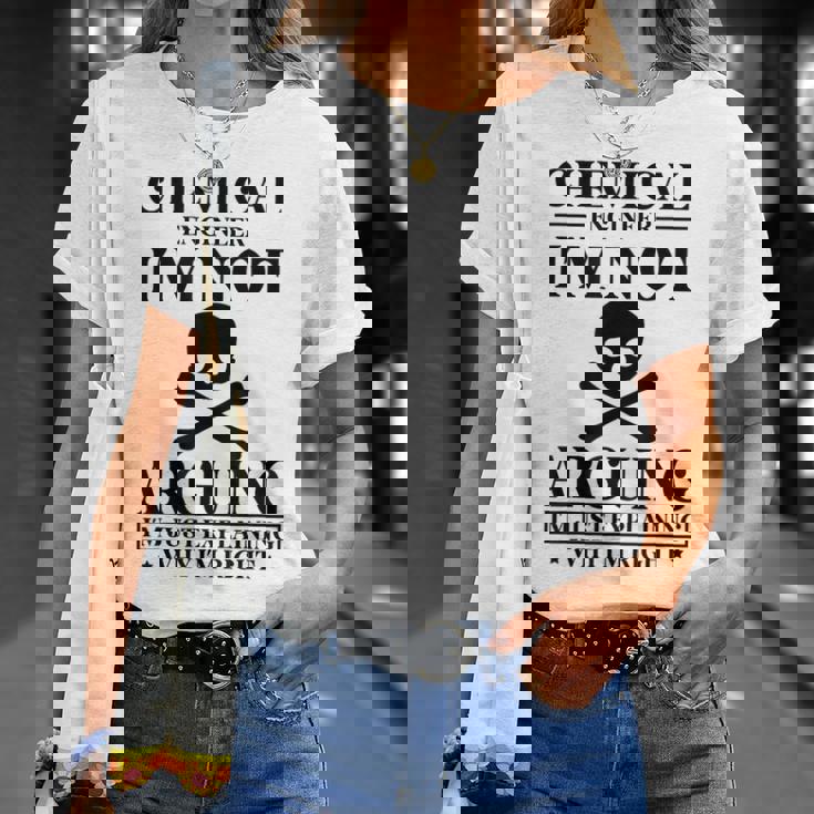 Ingeniero Químico Ingeniería En Ciencias Camiseta unisex Regalos para ella