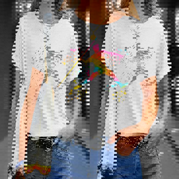 Javelin Throwe Colorsplash キッズ やり投げ Tシャツ 彼女への贈り物