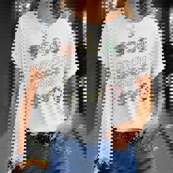 Justice Leagueymbols Blue T-Shirt Geschenke für Sie