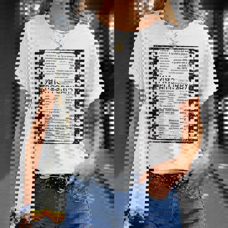 Kenko ひとことシリーズ「偉人のひとこと」［背面デザイン］ Tシャツ 彼女への贈り物