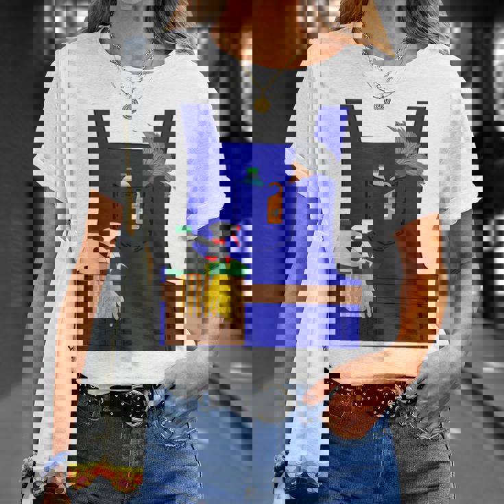 Last Minute Cleaner ハロウィンワーカーズグループコスチューム Tシャツ 彼女への贈り物