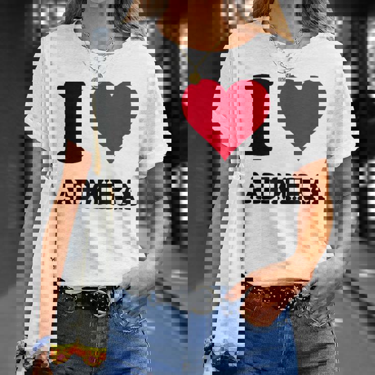 I Love Admira Tシャツ 彼女への贈り物