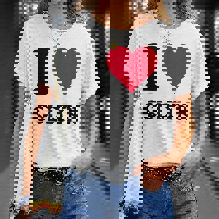 I Love Glyn Tシャツ 彼女への贈り物