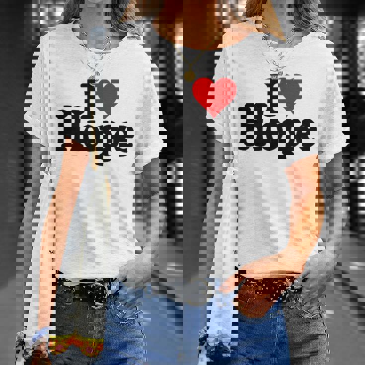 I Love Heart Hope Namee On A Tシャツ 彼女への贈り物