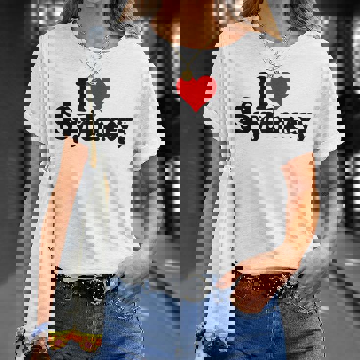 I Love Heartydneyyd Namee Australia Tシャツ 彼女への贈り物