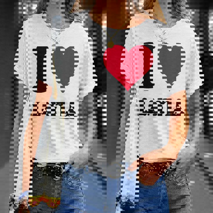 I Love Layla Tシャツ 彼女への贈り物