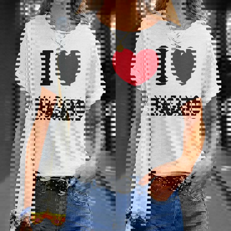 I Love Nagano 長野大好き Tシャツ 彼女への贈り物