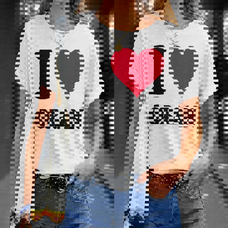 I Love Oran Tシャツ 彼女への贈り物