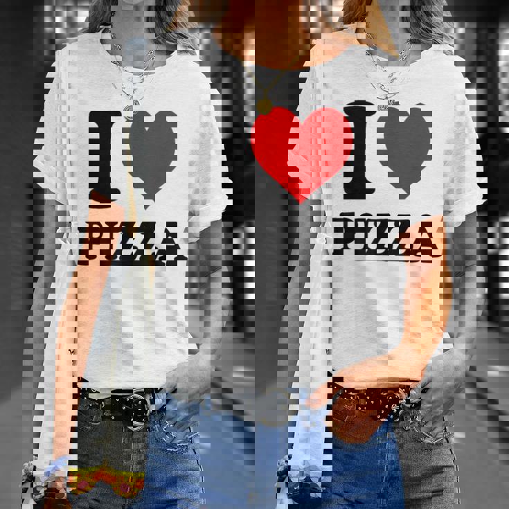I Love Pizza Tシャツ 彼女への贈り物