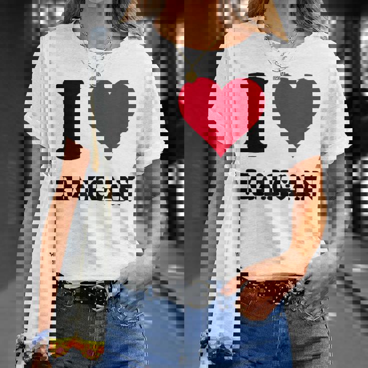 I Love Raigan Tシャツ 彼女への贈り物