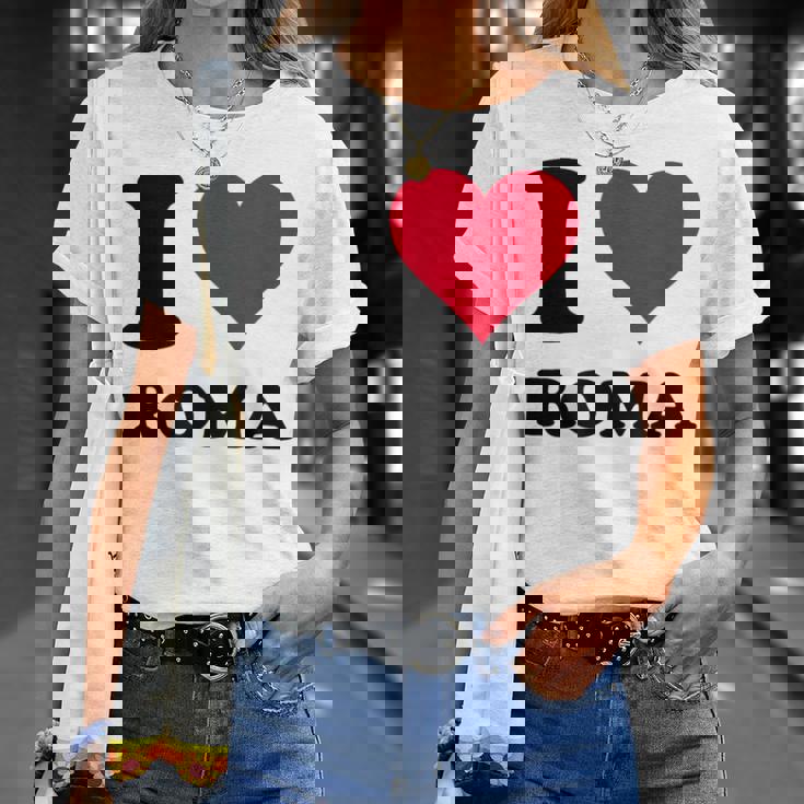 I Love Roma Tシャツ 彼女への贈り物