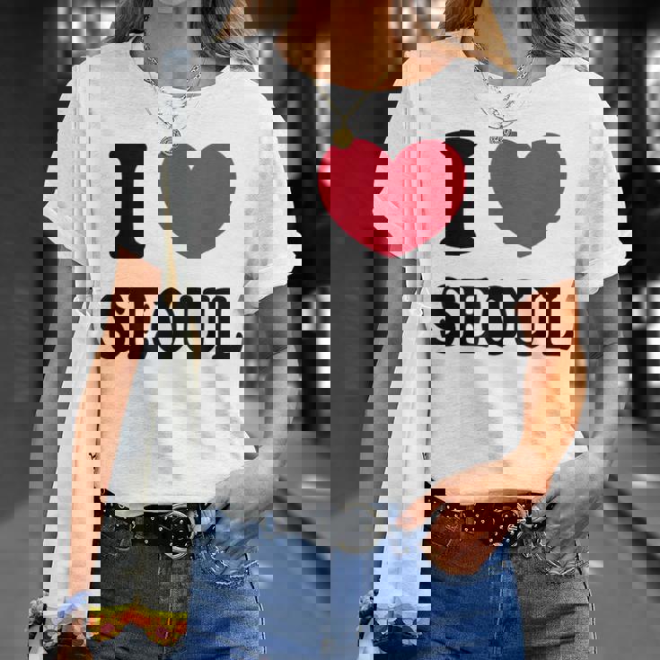 I Loveeoul アイ・ラブ・ソウル Tシャツ 彼女への贈り物