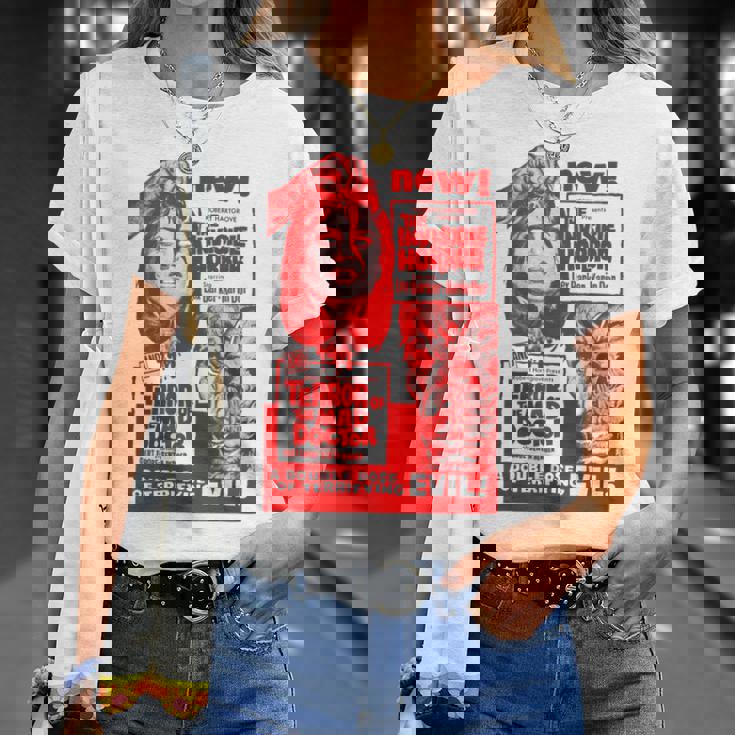 Mad Doctor Terror ハロウィンモンスターポスター ホラー映画 Tシャツ 彼女への贈り物