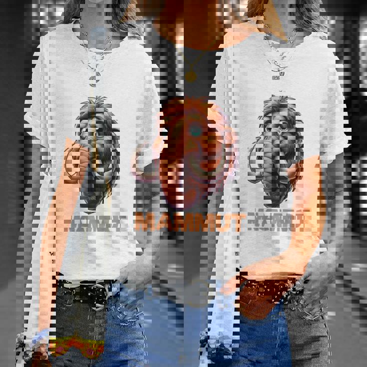 Mammut 氷河期 石器時代 象 ダス イスト マムート コスチューム 長袖tシャツ Tシャツ 彼女への贈り物