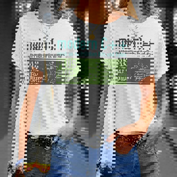 Modern C リッチなナチュラルビットとバイトプログラミング Tシャツ 彼女への贈り物