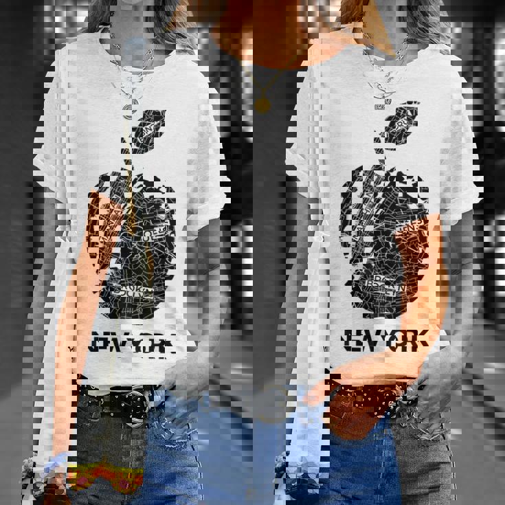 New York City The Big Apple Graphic New York City Tシャツ 彼女への贈り物