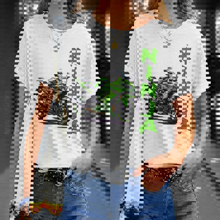 Ninjaオートバイスポーツバイク 長袖tシャツ Tシャツ 彼女への贈り物