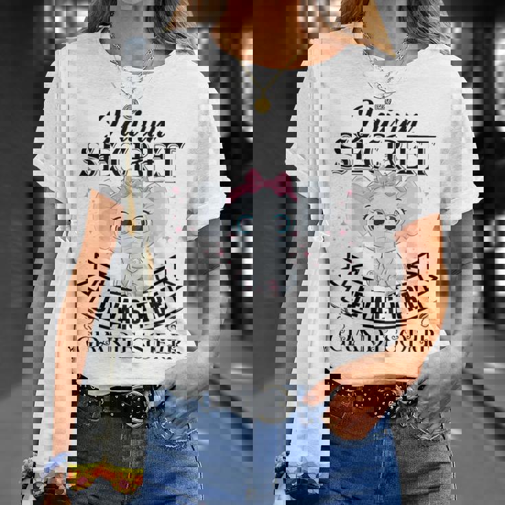 Niños Jeais Être Grande Hermana Futura Hermana Anuncia Regalo Camiseta unisex Regalos para ella